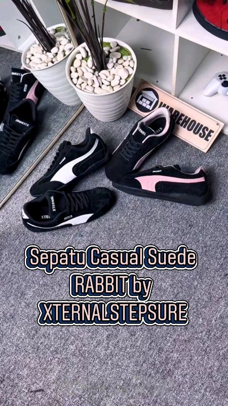 Sepatu Casual Suede RABBIT Series by XTERNALSTEPSURE#RacunShopee#xternalstepsure#xternalfootwear#xternalstepsureofficial#XternalStepSureRabbit