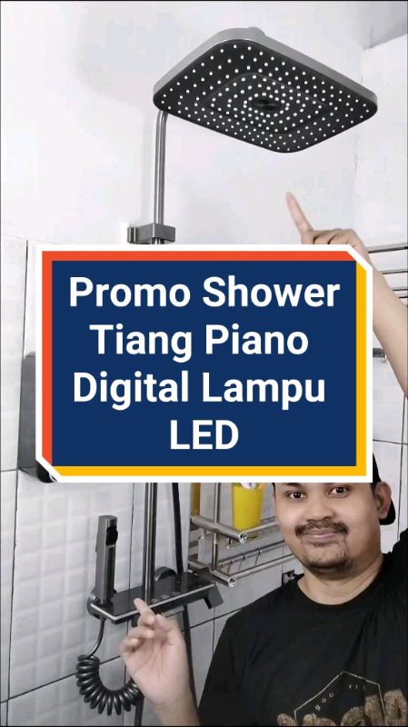 Shower Tiang Tombol Piano LED Digital Temperature Panas Dingin Shower Column #RacunShopee #ViralDiShopeeVideo #shopeevideo #GratisOngkirRP0 #ShopeeCOD