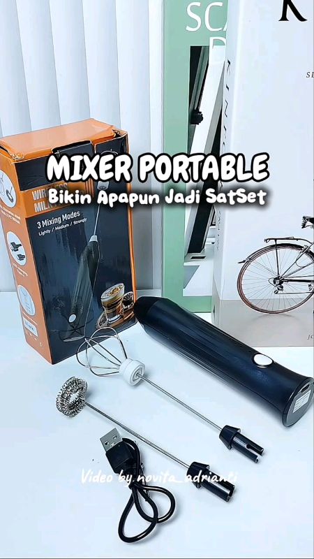 #handmixer #mixerportable #mixermini #pengocoktelur #mixerwireless #RacunShopee#SpillRacunShopee #SpillBawaBerkah#ViralDiShopeeVideo