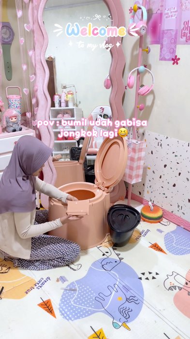 kokoh bgt buat jangka panjang☺️buat landia,bumil dll😆#toiletportable #toiletduduk #kursidudukBAB #closetbumil #klosetlansia #toilet