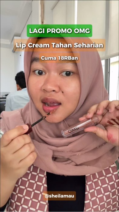 Sayang bgt kalo diskip😩 #ShopeeCOD #MakeUpWajibPunya #ShopeeLook #lipcreamomg #lipmatte #omglipmatte #lipmatteomg #ShopeeBeautyHaul #Diskon60Persen