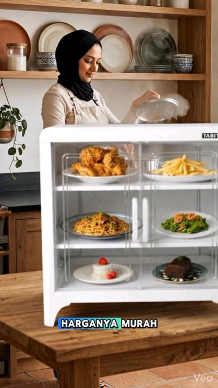 lemari makanan estetik bahan kuat berkualitas desain elegan tampil menawan, makanan jadi aman dari serangga #lemarimakananestetik #lemarimakanan