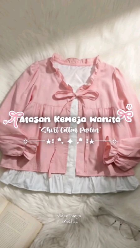 Atasan kemeja wanita korea#bajuatasanwanita #RacunShopee #fyp #bajukorea