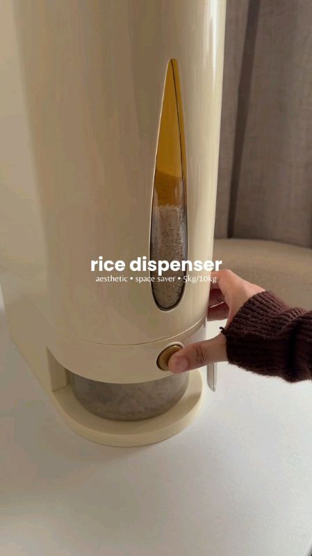 Dispenser Beras Aesthetic Murahh #ViralDiShopeeVideo#GakNyeselBeliIni#RacunShopee#RacunShopeeCheck#dispenserberas #penyimpananberas