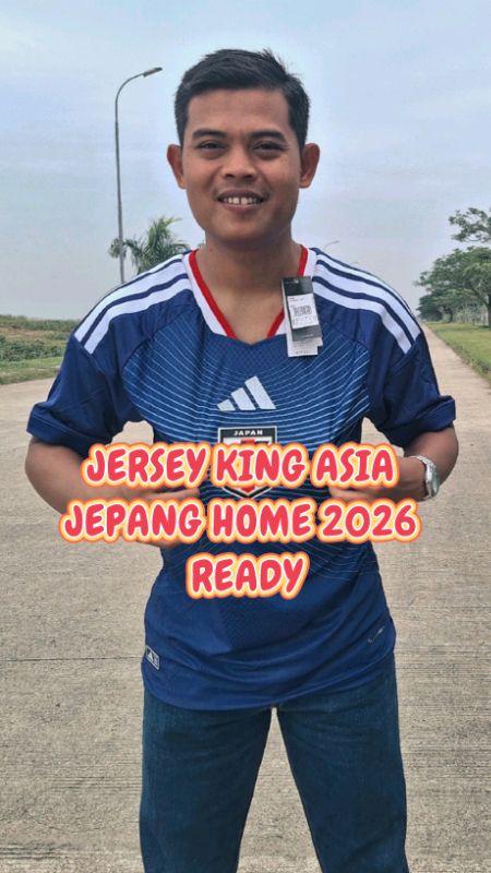 JERSEY KING ASIA READY stok gak banyak sebelum kehabisan cekout sekarang yah🥶🥶💙🔥🔥😍#jerseybola #fyp #jepang #worldcup2026 #shopeevidio #jersey