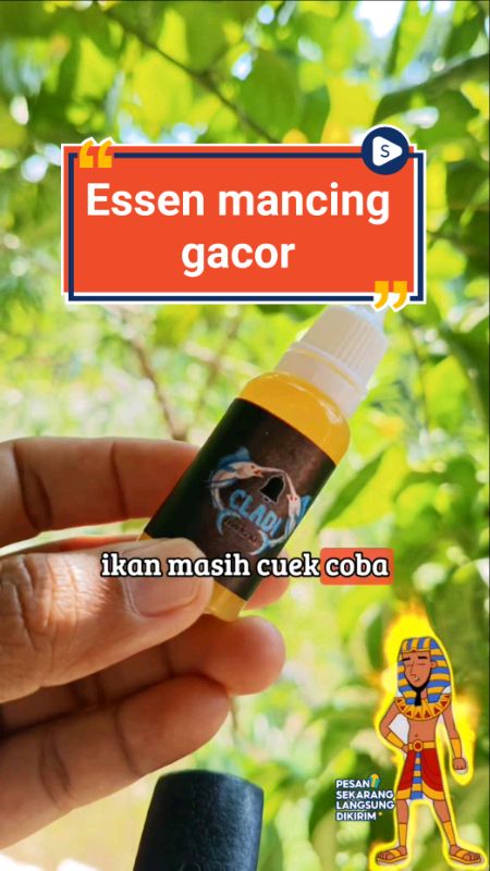 Cuma Tambah Ini ke Umpan, Strike Jadi Lebih Cepat!#essenmancing #cladiwisman #essenikan #essengacor #mancingmania #RacunShopee #Diskon40RB #essen
