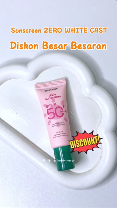 Lagi diskon ‼️🥰 #sunscreen #SpillRacunShopee #sunscreenreview #sunscreenacneno #ShopeeBeautyHaul #sunscreenspf50 #ShopeeCOD