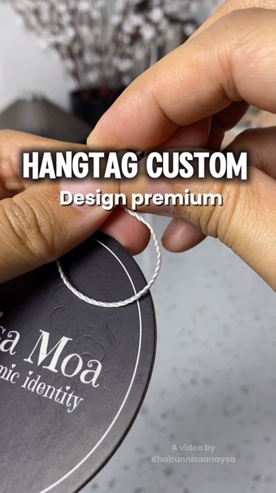 Tali Hangtag premium #PromoNonStop #ShopeeHaul #BadaiTapiBudget #ShopeeRamadanLook #urwahalbariqi #SpillBawaBerkah #hangtagcustom #talihangtag