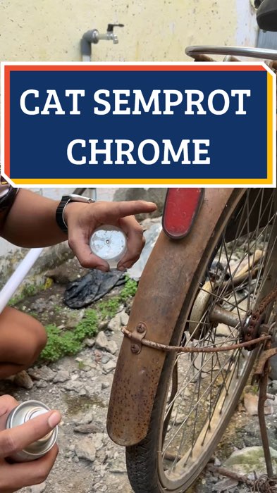 Cat semprot chrome praktis #catchrome #catsemprotchrome #RacunShopee #ShopeeCOD #GratisOngkirRP0 #SpillRacunShopee #SpillBawaBerkah