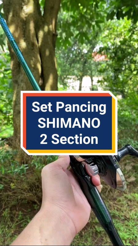 Set Pancing Shimano Joran Carbon Berongga dengan 2 Section #RacunShopeeCheck #PromoNonStop #setpancinglengkap #shopeevideo