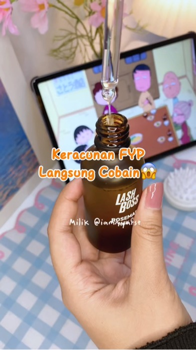 #hairoilviral #GakNyeselBeliIni  #hairoilrosmary #RacunShopee #hairoillashboss #lashbosshairoil #hairoilforhairgrowth #rambutrontok #PromoNonStop #fyp