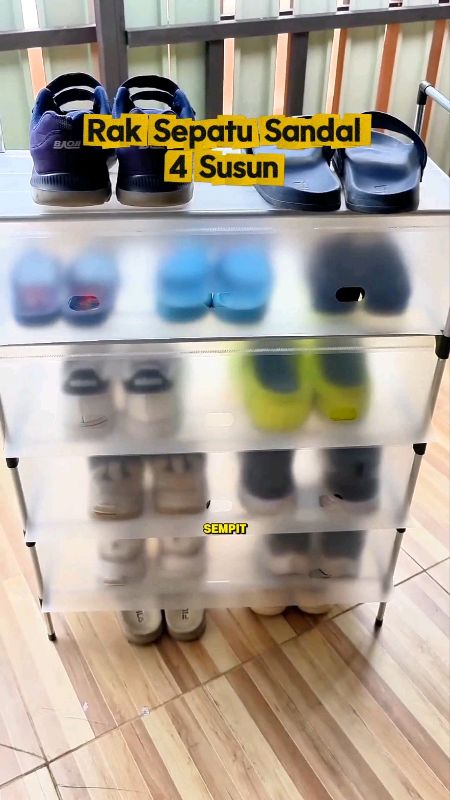 RAK SEPATU SENDAL 4SUSUN ✅ #GratisOngkirRP0 #Diskon40RB #Diskon30RB #ShopeeCOD #SpillBawaBerkah #RacunShopeeCheck #Diskon50Persen #DiskonRacunShopee