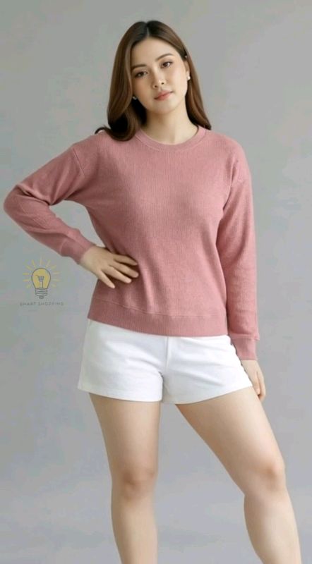 Basic Sweater Bottom Knitt wanita #SpillBawaBerkah #ShopeeLook #ShopeeCOD #ShopeeFashionHaul