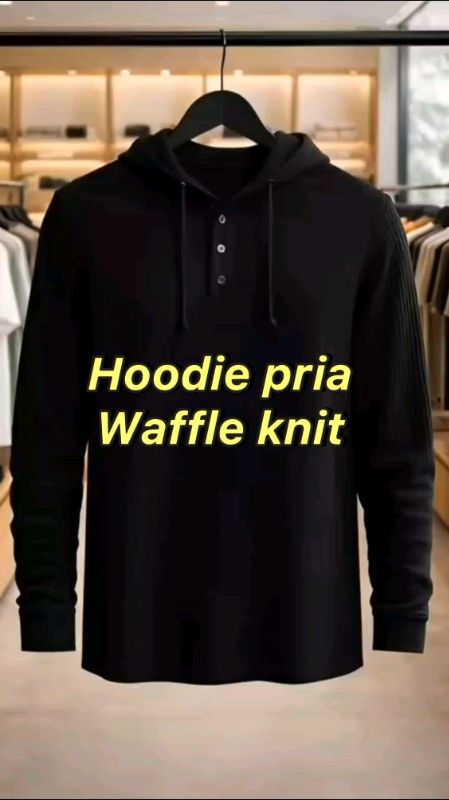 Rekomendasi Hoodie pria Waffle knit #hoodiepriawaffleknit #shopeelooks💗😘pejuangreceh #RacunShopeeCheck💝👉🛒🛒🛒