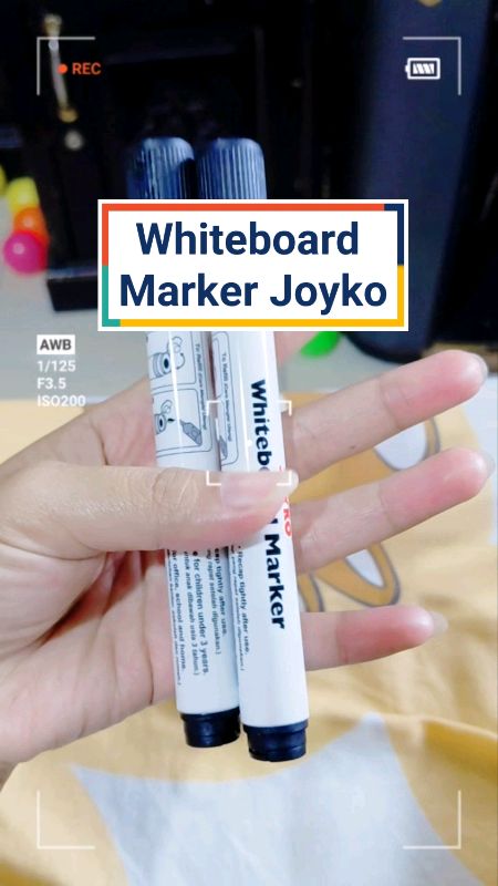 Pakai spidol ini tulisannya jelas, nyaman dipakai dan bisa isi ulang juga, jadi lebih hemat! Yuk checkout.. #boardmarker #spidol #spidoljoyko