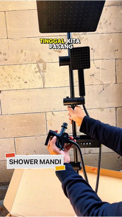 Shower tiang set lengkap berikut cara pesamangannya #shower #showermandi #showermurah #handshower #RacunShopee