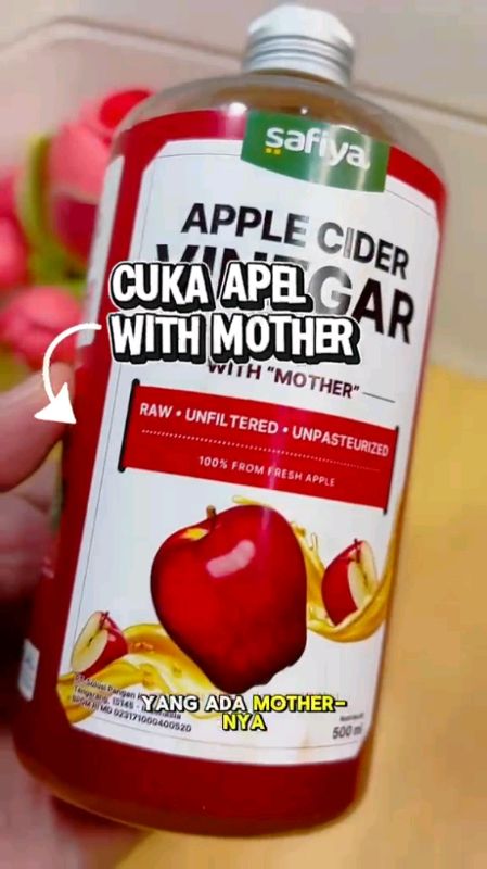 Cuka Apel Original Premium Safiya Organik #cukaapel #organik #kesehatan #RacunShopee