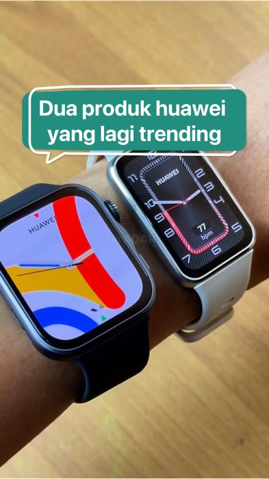 Dua produk huawei yang lagi trending #huaweiwatchfit5 #huaweiband11 #huawei #GratisOngkirRP0 #PromoNonStop #SpillBawaBerkah #ViralDiShopeeVideo