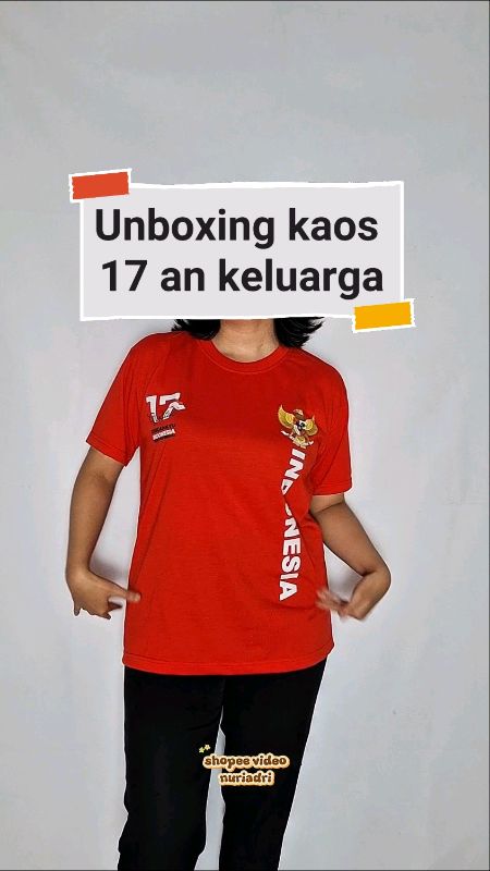 #RacunShopee #kaos17an #kaos17agustus #kaosmerah #kaosindonesia #ShopeeFashionHaul #PromoNonStop