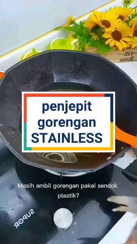 PENJEPIT GORENGAN STAINLESS MAKANAN #SpillRacunShopee #RacunShopee #RacunShopeeCheck #DiskonRacunShopee #Diskon50Persen #GratisOngkirRP0