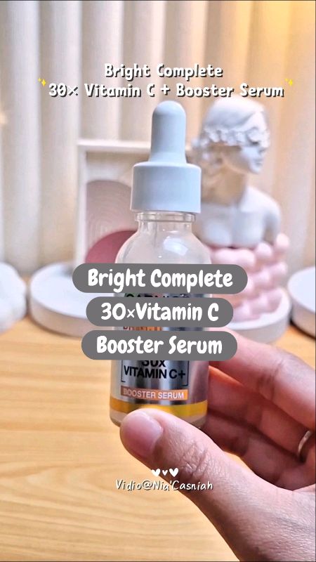 Booster Serum ✨️#garnier #GarnierBrightComplete #garnierindonesia  #garnierserumvitaminc #garnierserum #ShopeeBeautyHaul #DiskonRacunShopee #ShopeeCOD