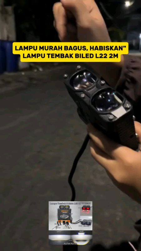 Lampu" Lampu" IBRIGHT L22 2M - Lampu tembak BILED #ShopeeCOD