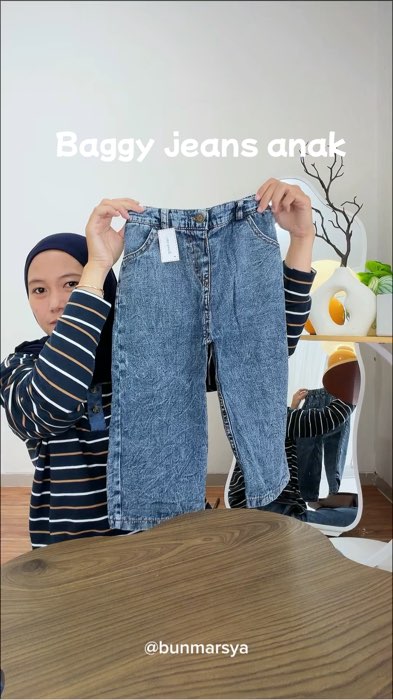 Celana baggy jeans anak 1-5tahun #celanajeansanak #GakNyeselBeliIni #DiskonRacunShopee