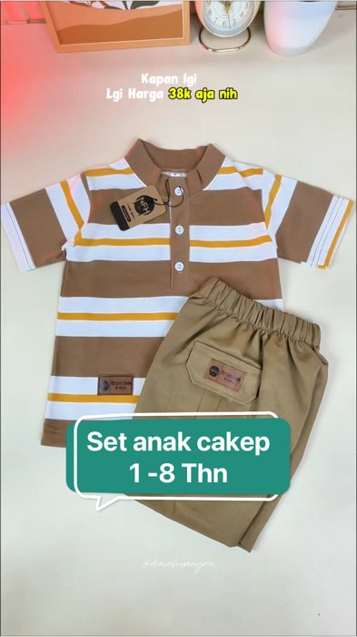 #setelananak #setelananaklakilaki #PromoNonStop #DiskonRacunShopee #ShopeeFashionHaul