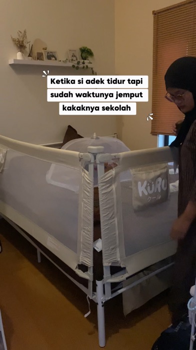 Untung punya bedrail dari KURU #bedrail #bedrailbayi #bedrailkuru