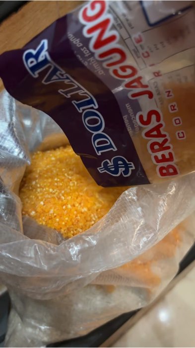 Beras jagung dollar mekar pulen rasanya enak #berasjagung #berasjagungdollar #berasjagungdollar500gr