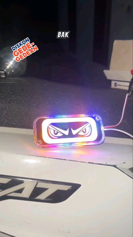 Lampu bak devil RGB Univeral #RacunShopee #ShopeeCOD #GratisOngkirRP0 #Diskon40RB #Diskon60Persen #PromoNonStop #ViralDiShopeeVideo #CODinApa