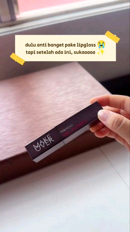 suka banget 😍 #makeover #makeoverlipglazed #lipglazed #lipgloss #lipcream #lip#lipstikviral  #ShopeeCOD #ShopeeBeautyHaul