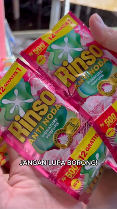 Cepetan borong mumpung murah #rinsocair #rinsosachet #1dusrinsocair