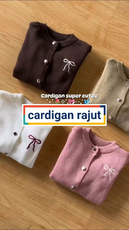 cardigan rajut wanita korean style #cardiganrajut #murahbanget #cardiganpita #ViralDiShopeeVideo #shopeevideo #RacunShopee