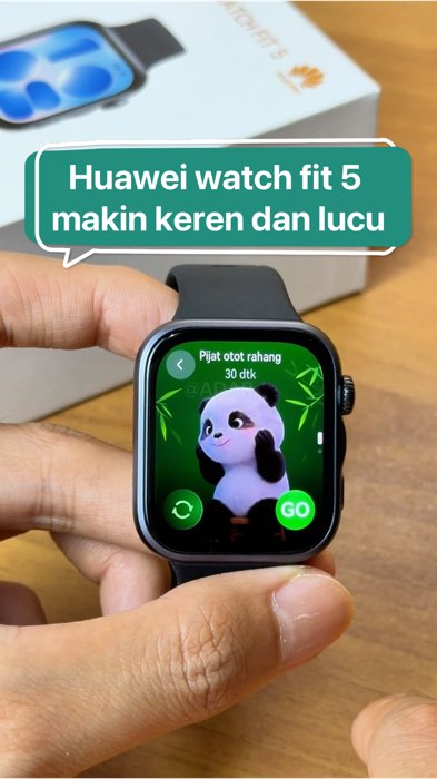 Huawei watch fit 5 makin keren dan lucu #huaweiwatchfit5 #huaweismartwatch #huawei #GratisOngkirRP0 #PromoNonStop #SpillBawaBerkah #ViralDiShopeeVideo