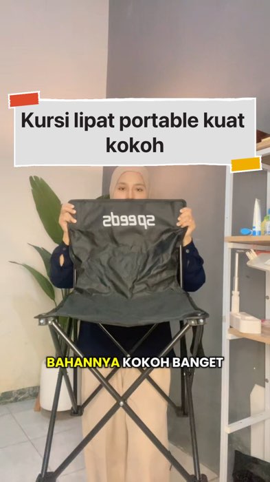 Kursi lipat yang ini kuat poll #kursilipat #kursioutdoor #kursilipatportable #kursilipatserbaguna #kursilipatmurah #speedskursilipat