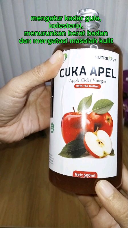 Temukan manfaat apel dalam Cuka Apel by Nutrilove #RacunShopee #racunshopeemurah #cukaapel #cukaapeluntukkesehatan #cukaapeluntukdiet #fyp
