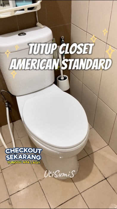 Closet jadi baru lagi #RacunShopee #SpillBawaBerkah #PromoNonStop #GratisOngkirRPO #tutupcloset  #closetamericanstandard #covercloset #toiletduduk