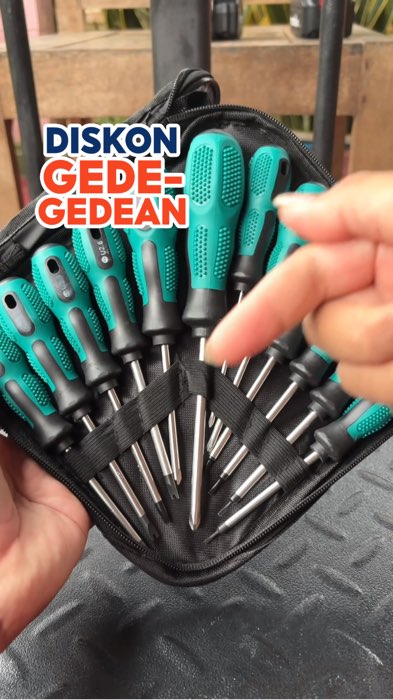 Obeng Set 16 Pcs #ViralDiShopeVideo #RacunShopee #PromoNonStop #ShopeeCOD #GratisOngkirRP0 #obengset #obeng16in1 #obeng16in1set