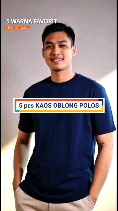 Serius ini worth it banget! 90 ribuan dapet 5 kaos polos 😱🔥 #kaospolos #kaoscotton #outfitbasic #shopeeaffiliates #racunshopee
