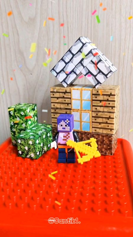 Blok magnetik minecraft, bisa buat apa aja sesuai imajinasi #RacunShopee #RacunShopeeCheck #ViralDiShopeeVideo #mainananak #mainanviral #minecraft