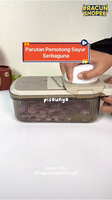 #ViralDiShopeeVideo #RacunShopee #GratisOngkirRP0 #parutanserbaguna #parutan #parutanmultifungsi #parutansayur #pengirisbawang #pengirisserbaguna