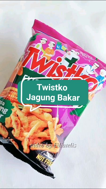 Twistko Jagung Bakar #TermurahDiShopee #Twistko #twistkoroastedcorn #twistkojagungbakar #twistkoeenak #twistkotime #snacktwistko #twistkomurah #fyp