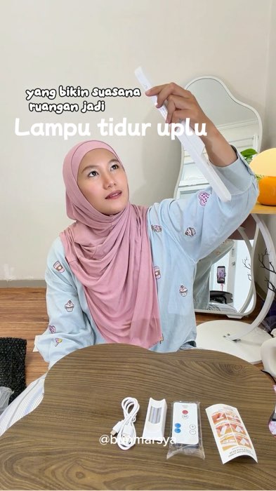 Lampu tidur uplu #lampuaesthetic #GakNyeselBeliIni #ViralDiShopeeVideo