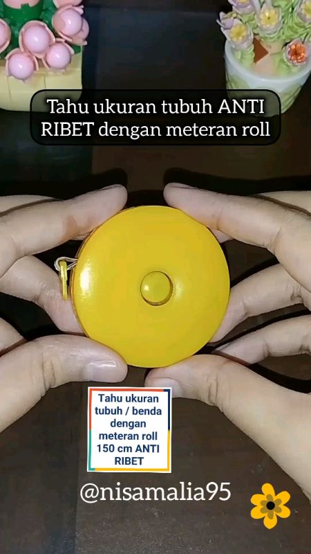 🧍‍♀️ Tahu ukuran tubuh / benda dengan meteran roll 150 cm ANTI RIBET #RacunShopee #SpillRacunShopee #meteran #pitameteran #meteranroll #meteran150cm