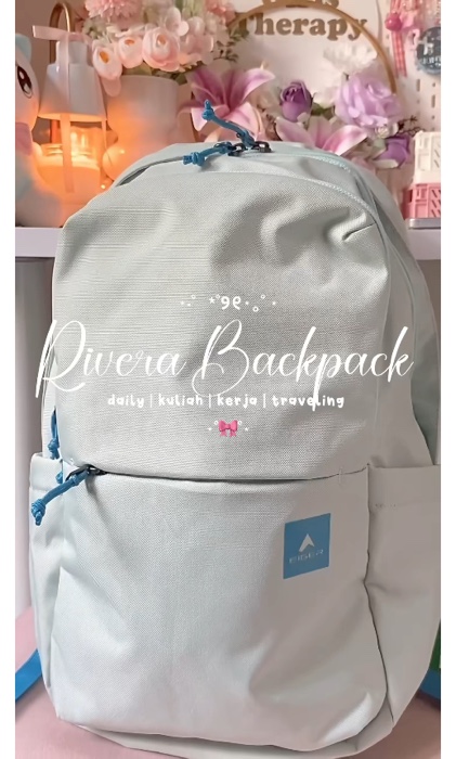 rivera daily backpack ˚˖𓍢🌷✧  #eiger #backpack #ranselsekolah #rivera #eigeradventure