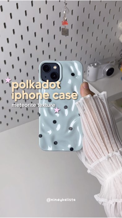 polkadot iphone case ⋆˚꩜｡ #iphonecase #caseiphone