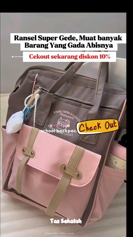 Ransel Buzzbag terbest seller lagi diskon 10% #buzzbag #ranselwanita #ranselsekolah #backtoschool #rekomendasi #ranselkuliah #ranselbesar #diskonshope