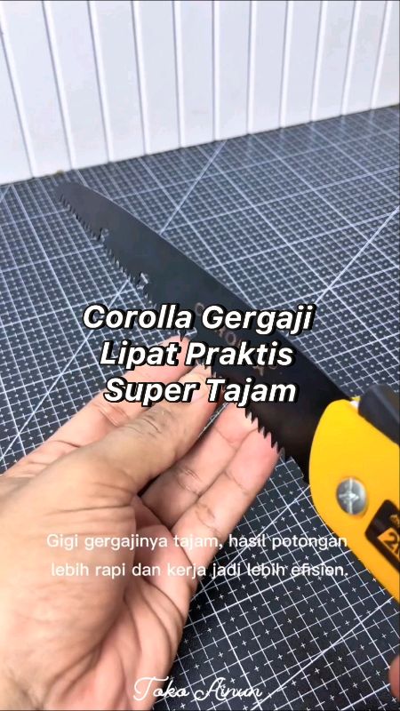 Corolla Gergaji Lipat Praktis #corolla #gergaji #gergajikayu #gergajitangan #gergajilipat #gergajimurah #promoshopee #PromoNonStop #urwahalbariqi