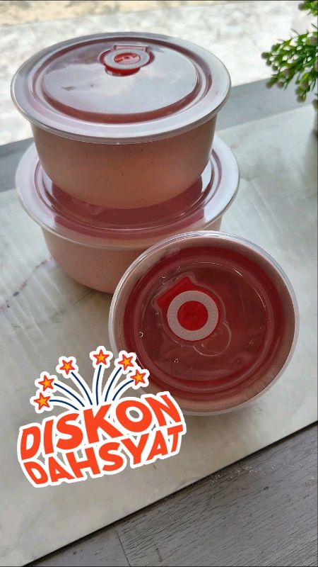 1 set mangkok + tutup,anti tumpah food grade,microwave dan freezer #mangkokplastik #mangkokset #mangkokestetik #mangkokfoodgrade